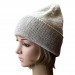 tweed Knit Hat men Slouch beanie hat for women