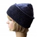 tweed Knit Hat men Slouch beanie hat for women