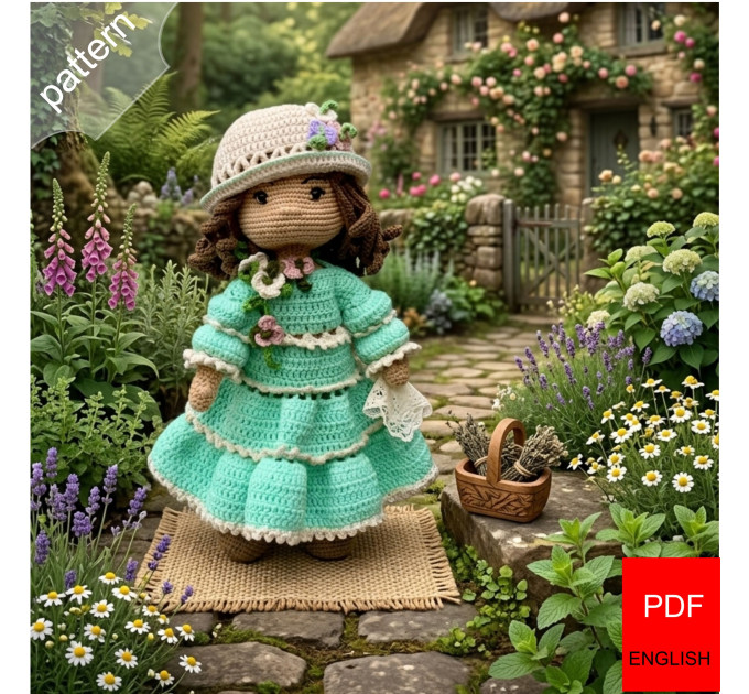 Herbalist Doll: Professional Amigurumi Crochet Pattern (PDF)