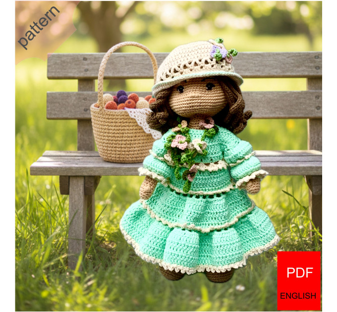 Herbalist Doll: Professional Amigurumi Crochet Pattern (PDF)