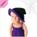 Halloween doll clothes patterns ''ISABELLA'' 18 inch Dress Shoes Hat pattern Purple Dress 