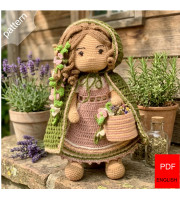 Herbalist Doll Crochet Pattern • Amigurumi Forest Fairy PDF Tutorial