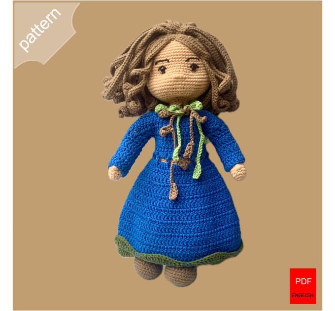 Crochet Green Witch Doll Amigurumi Pattern