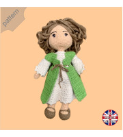 Litha, the Forest Druid amigurami Doll pattern