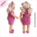 Crochet doll clothes pattern 18 inch Dress Shoes Headband Crochet  pattern Rose pink Dress ''BRIGITA''