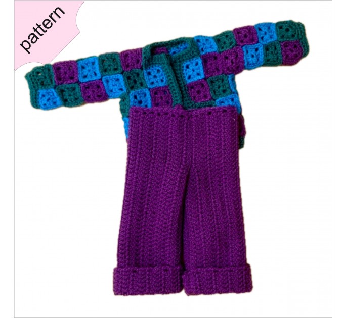 <h1>The Granny Chic Streetwear Set: Crochet Pattern for 18-Inch Doll Jacket & Jeans</h1>
