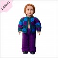 <h1>The Granny Chic Streetwear Set: Crochet Pattern for 18-Inch Doll Jacket & Jeans</h1>