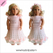 Crochet doll clothes pattern 18 inch Pink Dress ''Emma''