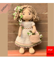 Herbalist Doll Crochet Pattern • Amigurumi Forest Fairy PDF Tutorial