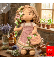 Herbalist Doll Crochet Pattern • Amigurumi Forest Fairy PDF Tutorial