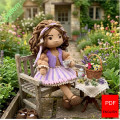 Heather the Lavender Fairy Doll Crochet Pattern