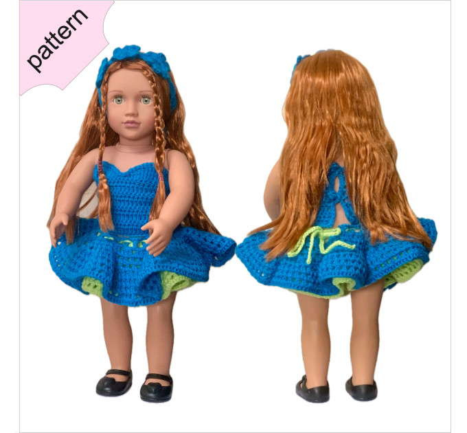 "Penelope" Doll Outfit Crochet Pattern (PDF Download)