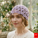 The Lavender Iris Beanie – Lacy Crochet Hat Pattern