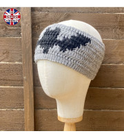 Spooky Bat Ear Warmer Crochet Pattern | Tapestry Gothic Headband