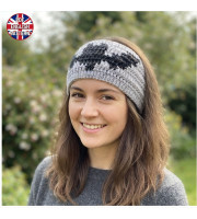 Spooky Bat Ear Warmer Crochet Pattern | Tapestry Gothic Headband