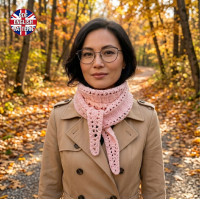 Dark Academia Crochet Necktie Scarf Pattern PDF