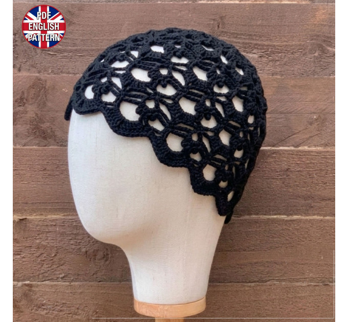 1920s Gatsby Style Flapper Hat Crochet Pattern