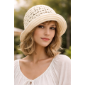 Crochet hat pattern for women, summer crochet flapper hat pattern, Eco friendly beach hat,