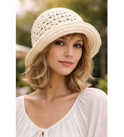 Crochet hat pattern for women, summer crochet flapper hat pattern, Eco friendly beach hat,