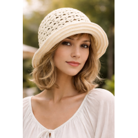 Crochet hat pattern for women, summer crochet flapper hat pattern, Eco friendly beach hat,
