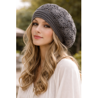 Crochet hat pattern Women's beret pattern Small, Medium, Large sizes