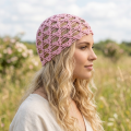 Sapphire Sky Lace Crochet Hat Pattern PDF | Womens Summer Beanie Crochet Pattern | Boho Openwork Mesh Hat