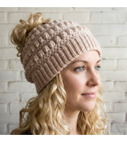 Crochet hat patterns womens hat pattern messy bun hat