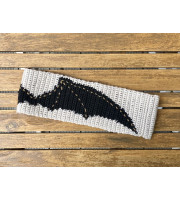Bat & Dragon Wings Unisex Ear Warmer – Tapestry Crochet PDF Pattern