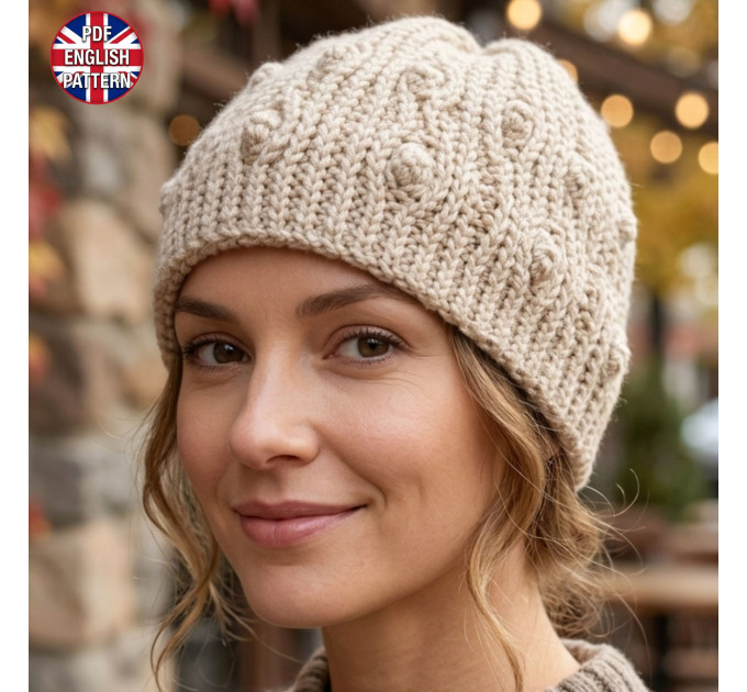Cobblestone Beanie Pattern — Chunky Crochet Pattern PDF