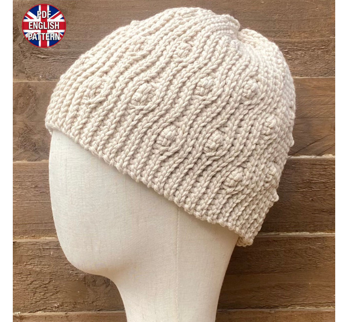 Cobblestone Beanie Pattern — Chunky Crochet Pattern PDF