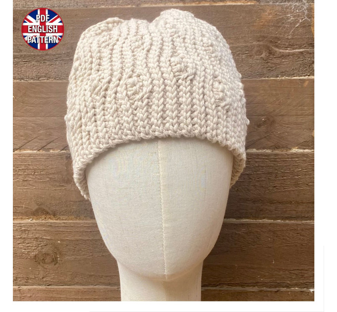 Cobblestone Beanie Pattern — Chunky Crochet Pattern PDF