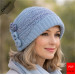 Crochet pattern women's cloche hat