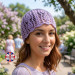 Lace Crown Beanie Crochet Pattern