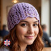 Lace Crown Beanie Crochet Pattern