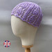 Lace Crown Beanie Crochet Pattern