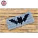 Spooky Bat Ear Warmer Crochet Pattern