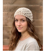 Lace Beanie Pattern: Sandy Shore Mesh Cap