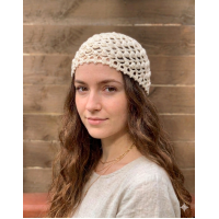 Lace Beanie Pattern: Sandy Shore Mesh Cap