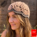 Lace Crown & Two-Tone Summer Beanie Crochet Pattern (PDF)