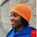 Pumpkin Spice Mesh Beanie Crochet Pattern Unisex PDF
