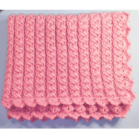 Soft pink blanket pattern
