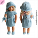 Crochet doll dress pattern ''Angelina'' 