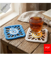 Spiral Sun Granny Square Pattern