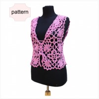 Сrochet vest pattern festival style top