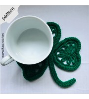 Shamrock Coaster Crochet Pattern