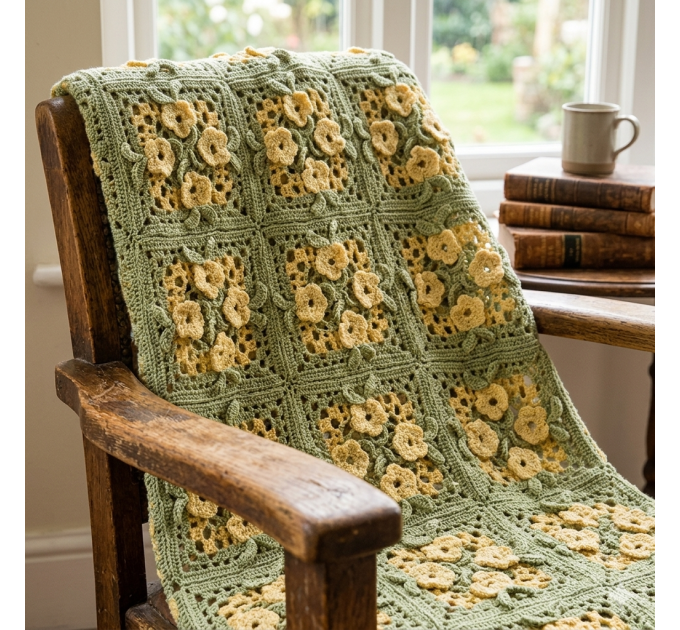 Crochet Granny square pattern