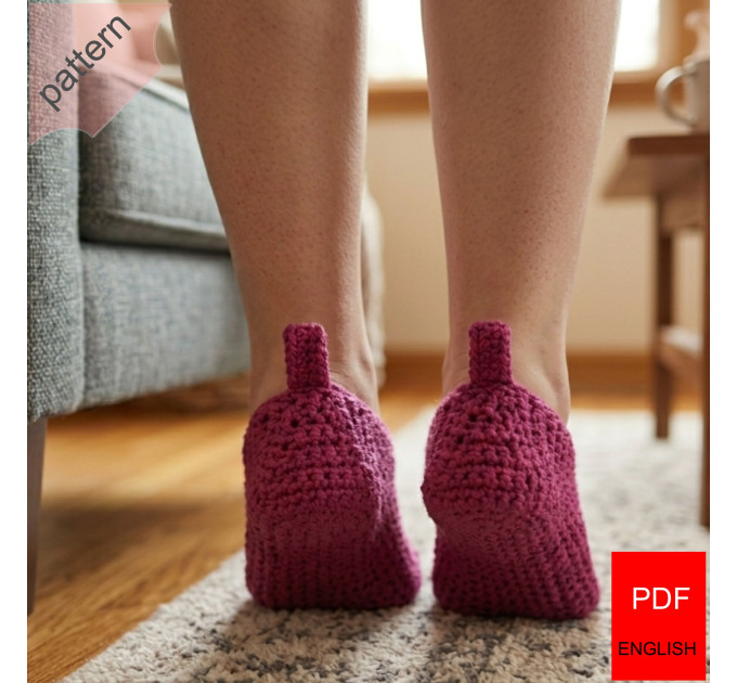 Crochet pattern  Slippers for mowen 