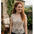Crochet crop top pattern, Beach cover up pattern Celtic