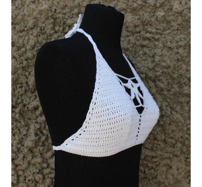 Crochet top pattern halter crop top for women