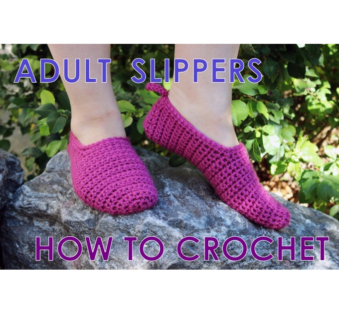Crochet pattern  Slippers for mowen 